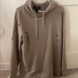 Purposefully cut up forever 21 hoodie